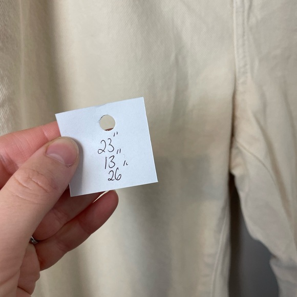 BDG Urban Outfitters Cowgirl Jeans Plus Size 22 Cream Denim 100% Cotton Raw Hem - Picture 7 of 13